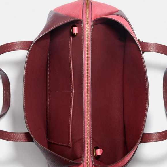 Coach Lora Carryall Colorblock Satchel BNWT - Picture 2 of 11